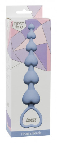 Анальная цепочка в форме сердечек Heart's Beads