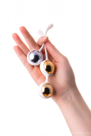 Металлические вагинальные шарики со сменным весом Nalone Yany