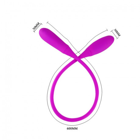 Анально вагинальный вибромассажер на гибком стержне SNAKY VIBE