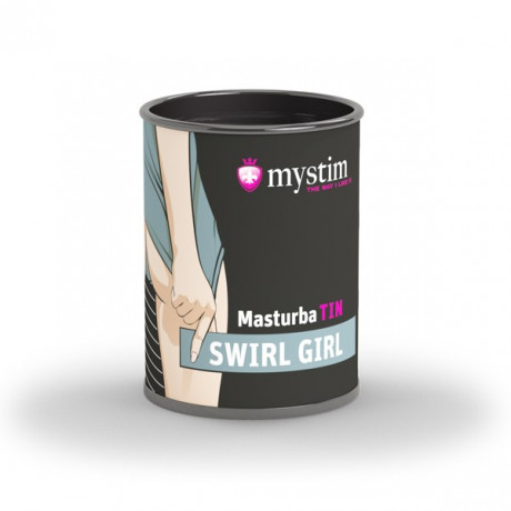 Компактный мини мастурбатор с закрученным рельефом Swirl Girl Waves