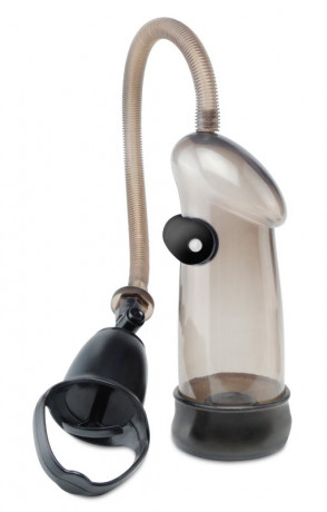 Помпа мужская SURE GRIP с вибрацией черная