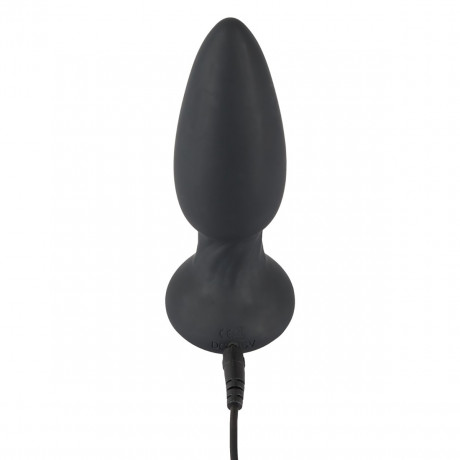 Анальная пробка с шейкером и вибрацией и пультом ДУ
