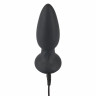 Анальная пробка с шейкером и вибрацией и пультом ДУ