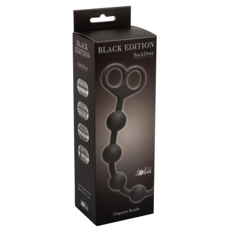 Анальная цепочка с ограничительной петлей Orgasm Beads