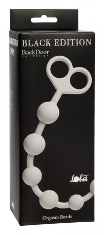 Анальная цепочка с ограничительной петлей Orgasm Beads