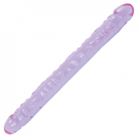 Фаллос CRYSTAL JELLIES 18in фиалковый