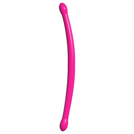 Двухголовый гладкий гибкий дилдо Classix Double Whammy