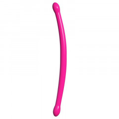 Двухголовый гладкий гибкий дилдо Classix Double Whammy