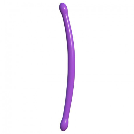 Двухголовый гладкий гибкий дилдо Classix Double Whammy