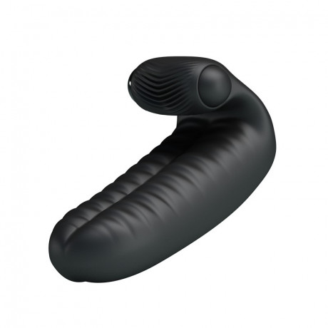 Вибронасадка на пальцы с ребристой поверхностью Love Abbott