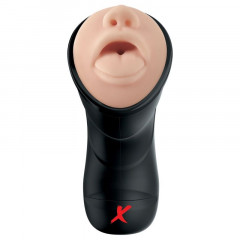 Ротик для мастурбации с вибрацией и глубокой глоткой Deep Throat Vibrating Stroker
