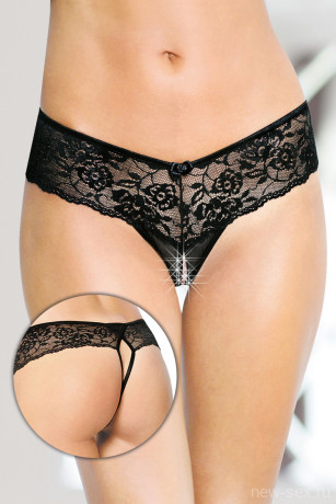 Сексуальные трусики из нежного и эластичного кружева с открытым доступом