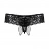 Шикарные кружевные трусики с открытым доступом из роскошного кружева SoftLine Collection