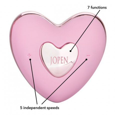 Элегантное вибро-яйцо с пультом в форме сердца AMOUR SILICONE REMOTE BULLET