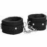 Кожаные наножники с цепочкой для ограничения свободы движения Plush Leather Ankle Cuffs