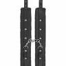 Кожаные наножники с цепочкой для ограничения свободы движения Plush Leather Ankle Cuffs