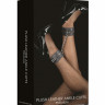 Кожаные наножники с цепочкой для ограничения свободы движения Plush Leather Ankle Cuffs