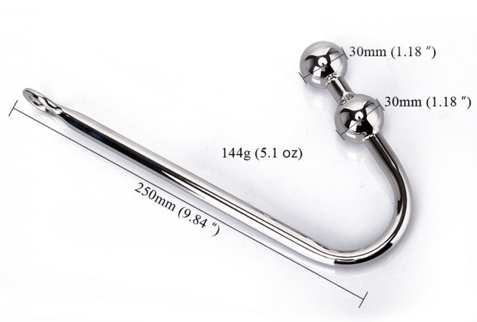 Большой стальной аналок с двумя шарами