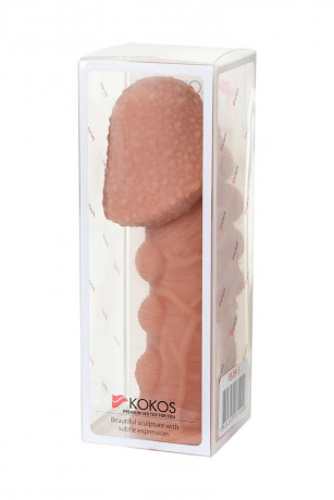 Рельефная насадка на фаллос с крупной головкой EXTREME SLEEVE 