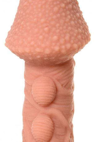 Рельефная насадка на фаллос с крупной головкой EXTREME SLEEVE 