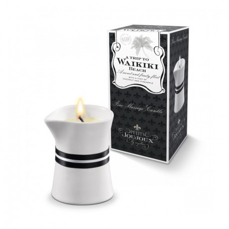 Массажная свеча с ароматом кокоса и ананаса Petits Joujoux Waikiki Beach