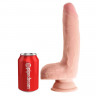 Ультра реалистичный гибкий фаллоимитатор на присоске 9 Triple Density Cock with Balls