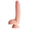 Ультра реалистичный гибкий фаллоимитатор на присоске 9 Triple Density Cock with Balls