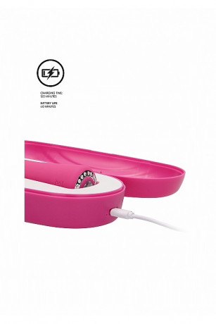 Вибромассажер кролик с двумя инновационными электродвигателями Lux