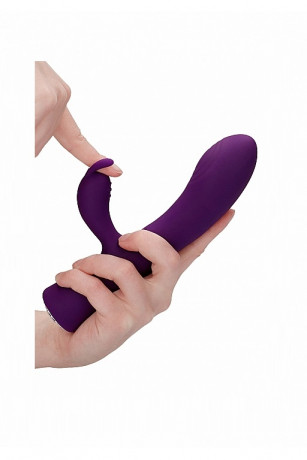 Вибромассажер кролик с двумя инновационными электродвигателями Lux