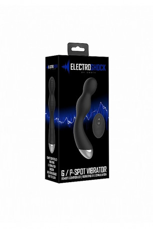 Вибромассажер для точки с электростимуляцией и пультом управления E-Stim G-P-Spot Vibrator