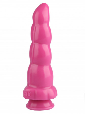 Анальный рельефный огромный фаллоимитатор