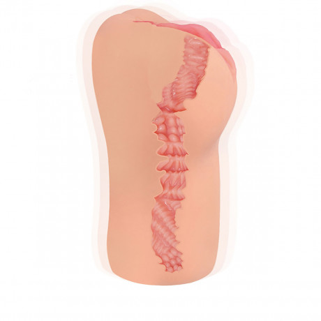 Мастурбатор-вагина с богатым насыщенным рельефом