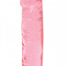 Гелевый розовый фаллоимитатор 8in