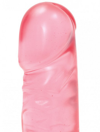 Гелевый розовый фаллоимитатор 8in