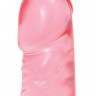 Гелевый розовый фаллоимитатор 8in