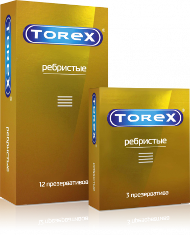 Презервативы TOREX Ребристые 12 шт