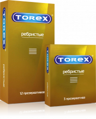 Презервативы TOREX Ребристые 12 шт