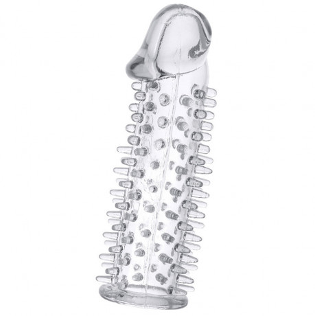 Насадка на половой член с закрытой головкой и шипами