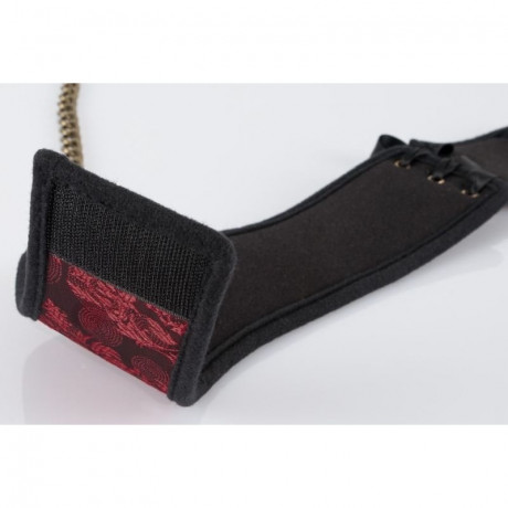 Чокер из атласа и поводок Choker Asia