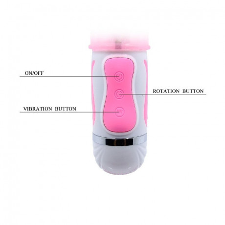 Компьютерный вибромассажер ротатор ротатор с клиторальным кроликом PRETTY BUNNY