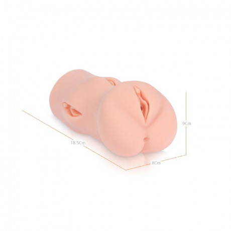 Крупный мастурбатор с маленькими вагинами на внешней стороне Kokos Dream