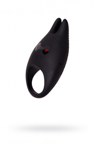 Эластичное силиконовое кольцо с 6 режимами вибрации и оригинальным дизайной Diablo