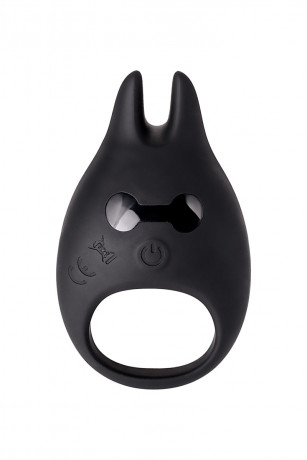 Эластичное силиконовое кольцо с 6 режимами вибрации и оригинальным дизайной Diablo