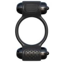 Эрекционное кольцо с 2-мя вибраторами Magic Touch Couples Ring