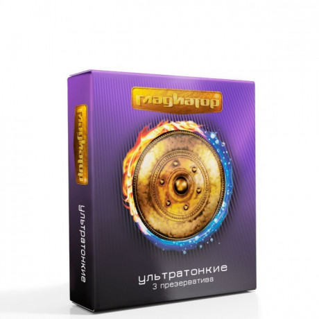 Ультратонкие презервативы Гладиатор