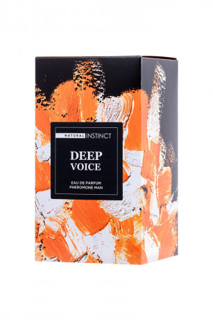 Сильный и свежий аромат для мужчин с феромонами Natural Instinct Deep Voice