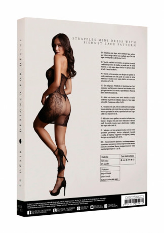 Миниплатье без бретелек Strapless Mini Dress