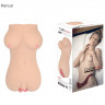 Мастурбатор-торс реалистичной формы с вибрацией