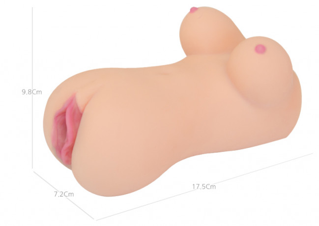 Мастурбатор-торс реалистичной формы с вибрацией