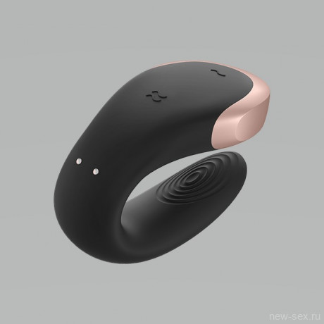 Парный вибратор Satisfyer Double Love с управлением через пульт и приложение